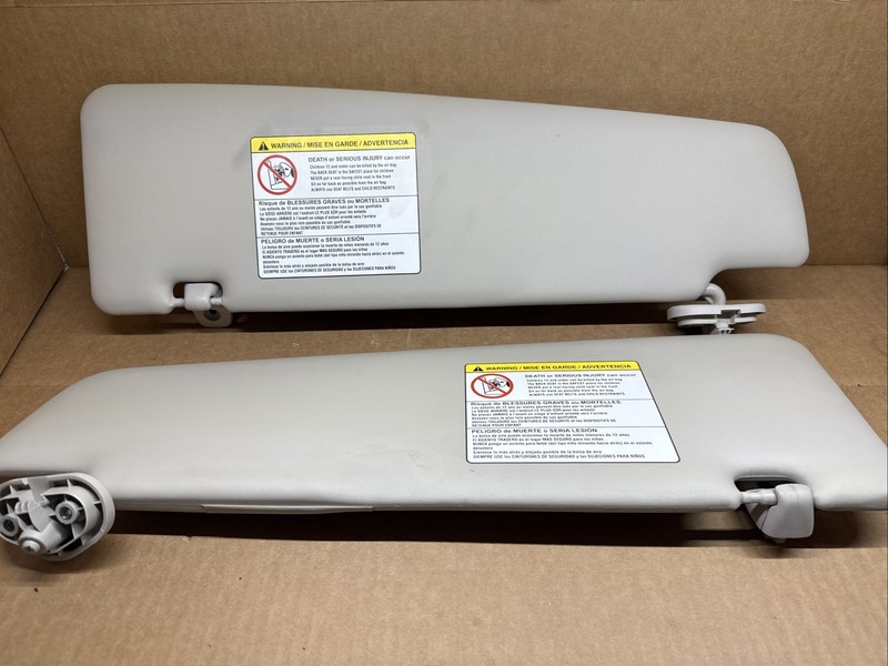 2014-2024 Dodge Ram Promaster 1500 2500 3500 Sun Visor Pair GRAY Sunvisors OEM