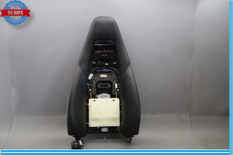 10-16 Porsche Panamera 970 Right Passenger Seat Back Cover W/ Frame Black Oem