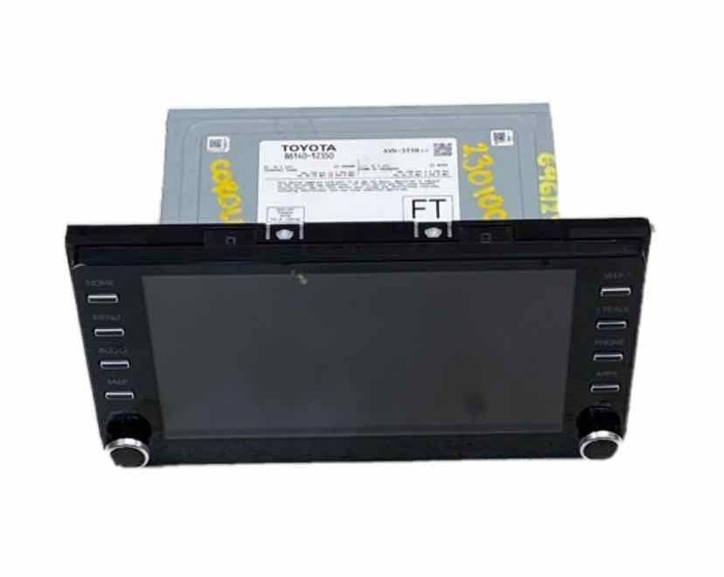 Toyota Corolla radio am fm 20 display screen & receiver sed assy OEM 8614012350
