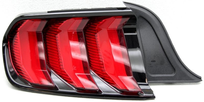 OEM Ford Mustang Left Driver Side LED Tail Lamp Lens Chips, JR3Z-13405-G