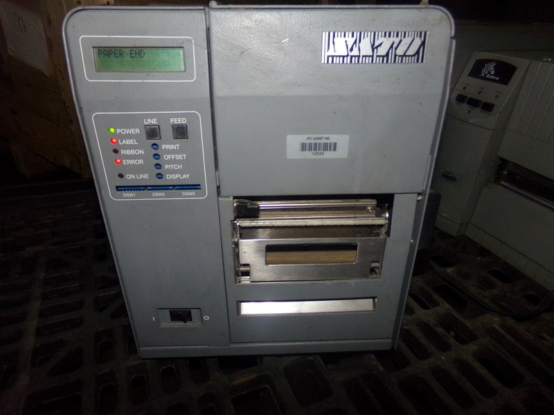 Sato M-8400RV Bar Code Printer For Parts or Repair *FREE SHIPPING*