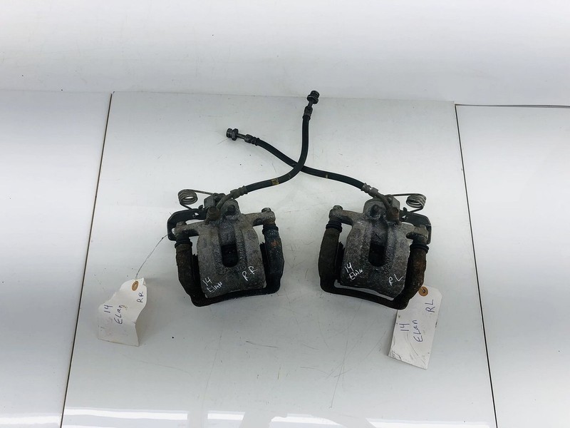 11-16 HYUNDAI ELANTRA REAR RIGHT & LEFT SIDE ABS BRAKE CALIPER W/ HOSE OEM