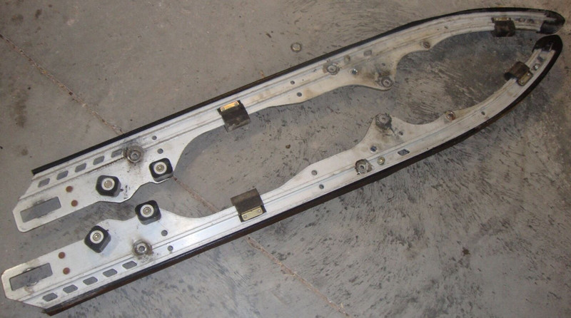 1996 Polaris RMK XLT Indy Triple Snowmobile Left Right Slide Body Rail Runner 96