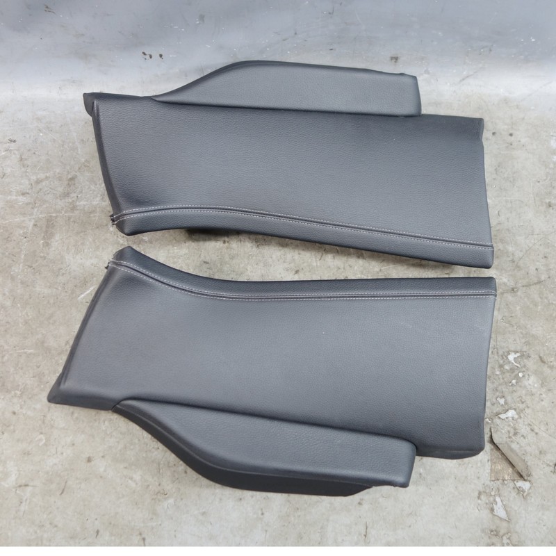 14-19 BMW F34 3-Series Gran Turismo Rear Seat Side Bolster Pair Black Leather OE