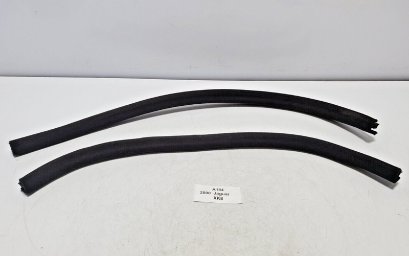✅ 97-04 OEM Jaguar XK8 Front Right Passenger Door Window Frame Gasket Seal SET