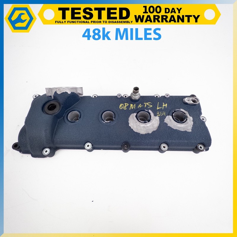 04-17 MASERATI GRANTURISMO QUATTROPORTE 4.2L LEFT ENGINE CYLINDER HEAD COVER OEM