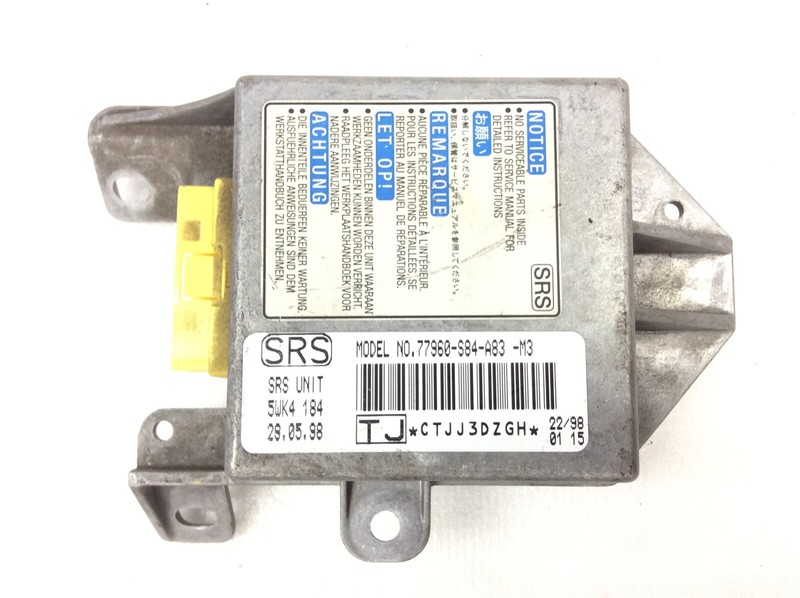 98-99 Accord SRS Unit Control Module Computer Brain Box 77960-S84-A83 Used OEM