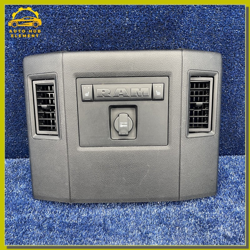 2009–2013 Ram Rear Console Vent Panel w/ Heated Seat Switches OEM 00005886‑02