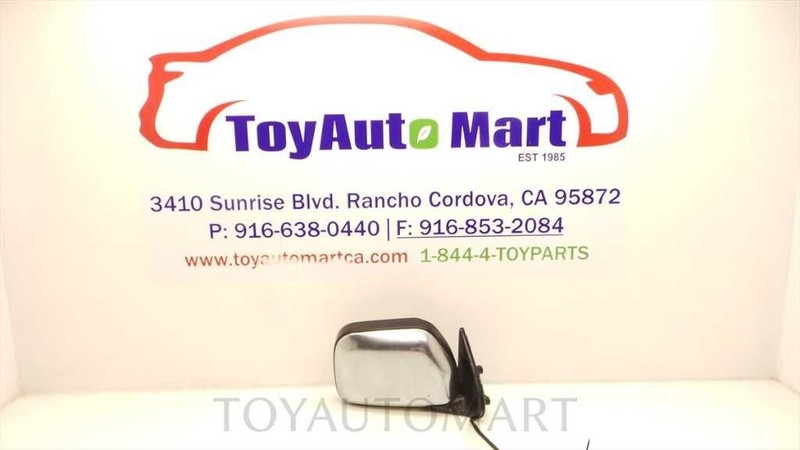 90-91 TOYOTA 4 RUNNER PASSENGER SIDE RIGHT SIDE VIEW MIRROR ASSEMBLY