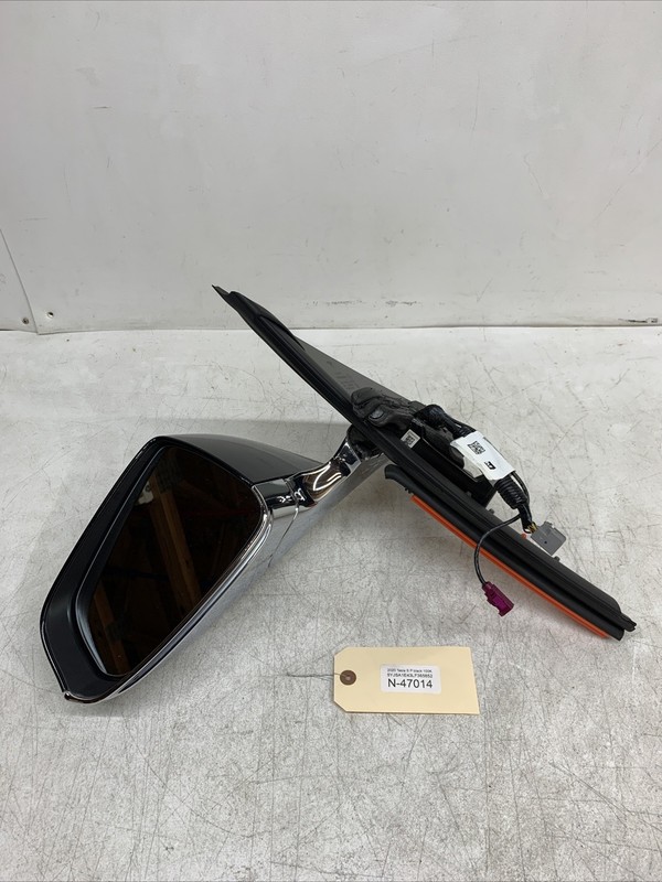 12-21 TESLA MODEL S LEFT DRIVERS SIDE EXTERIOR SIDE VIEW MIRROR OEM 47014 U17