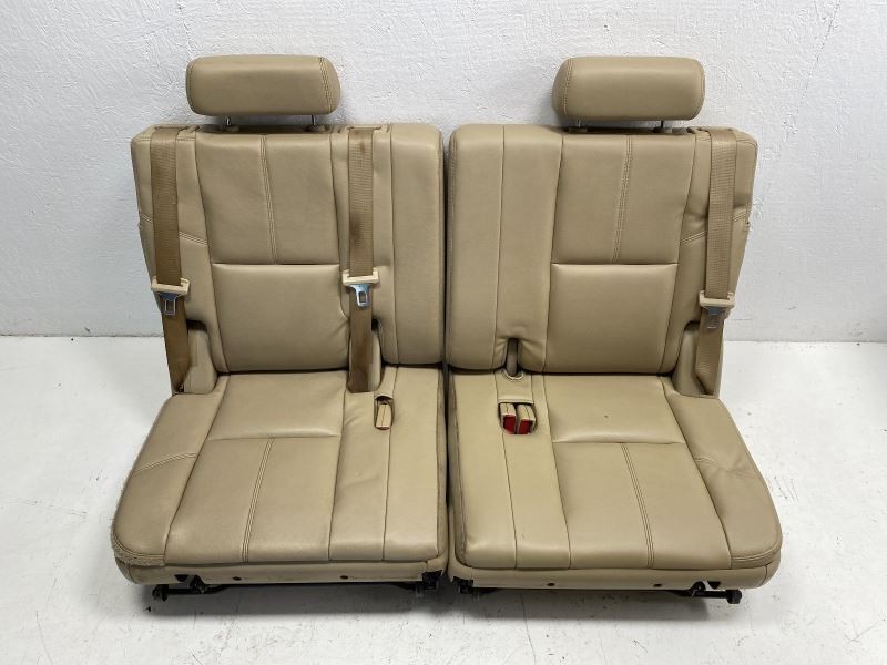 Rear 3rd Row Seat Tan Leather Fits 2007-2014 Tahoe Suburban Escalade Yukon 83909