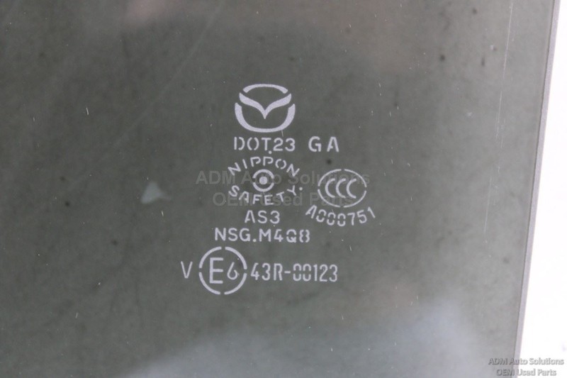 2024 - 2025 MAZDA CX-90 REAR LEFT DRIVER SIDE DOOR WINDOW GLASS OEM