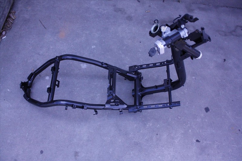 2013 HONDA NCH 50 METROPOLITAN MAIN FRAME CHASSIS W/IGNITION SWITCH NCH50 13