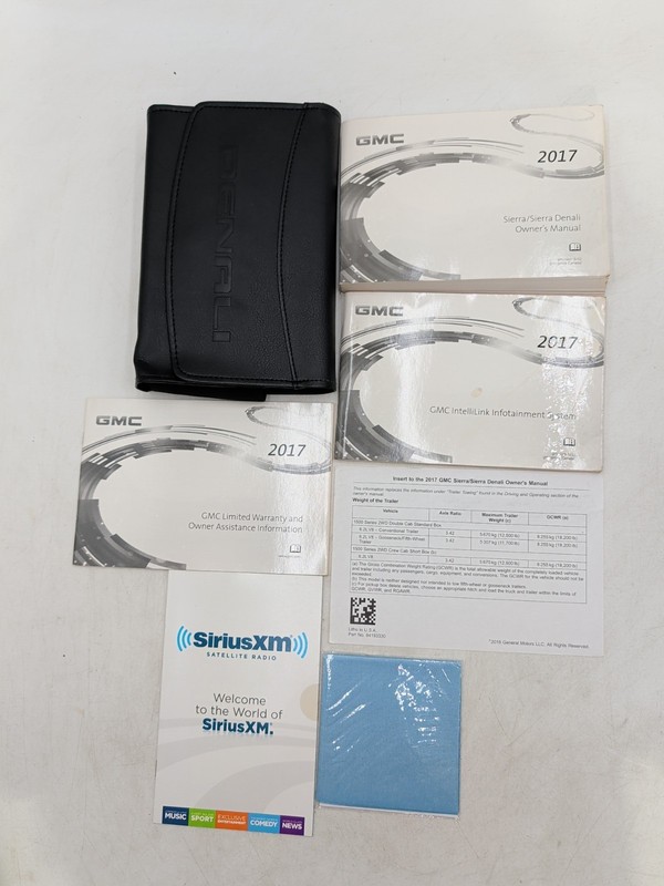2017 Gmc Sierra / Sierra Denali 1500 2500 3500 Owners Manual Navigation System