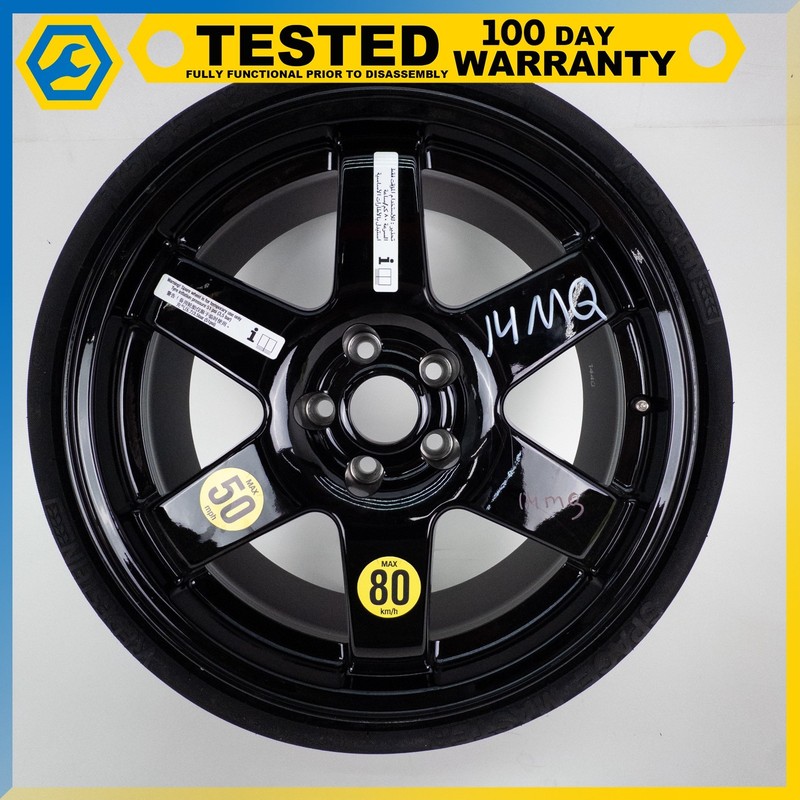 14-19 MASERATI QUATTROPORTE GHIBLI 18" EMERGENCY SPARE TIRE WHEEL DONUT RIM OEM