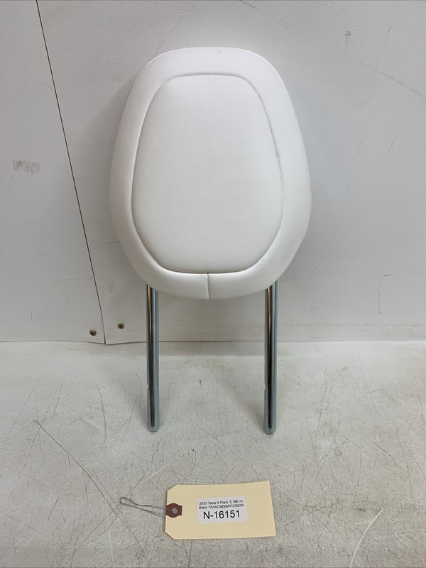 ⚡️Tesla Model X S White Headrest 1819862-01-A 16151 B94