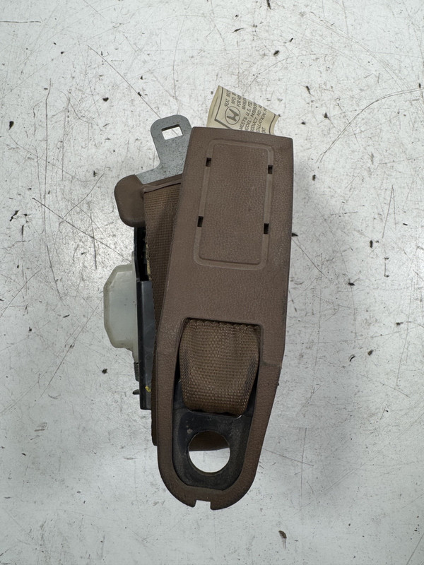 84-87 Honda Civic 4 Door Left Seat Belt Brown OEM