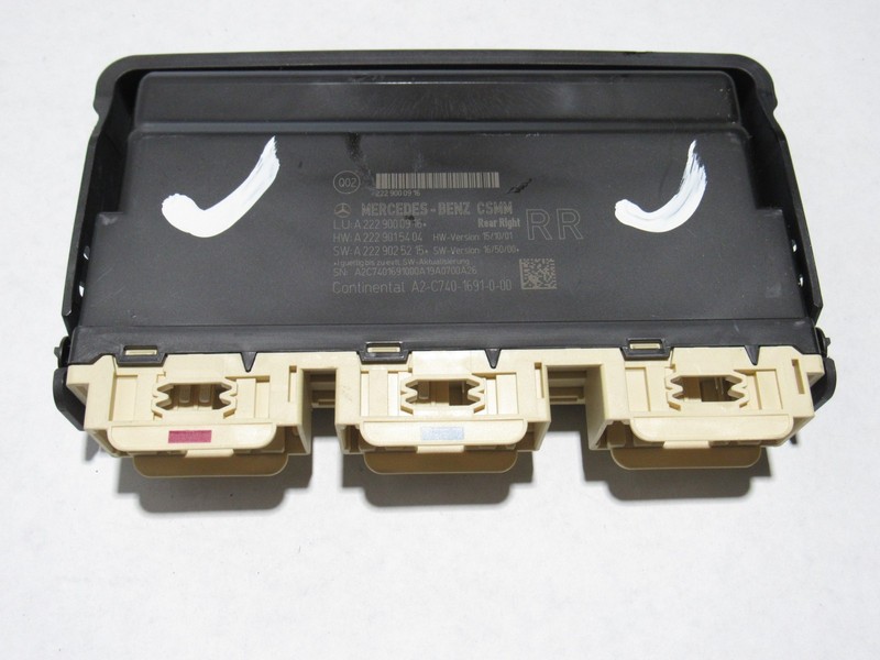 Mercedes S560 2020 W222 Rear Right Reclining Seat Control Module18-20 *