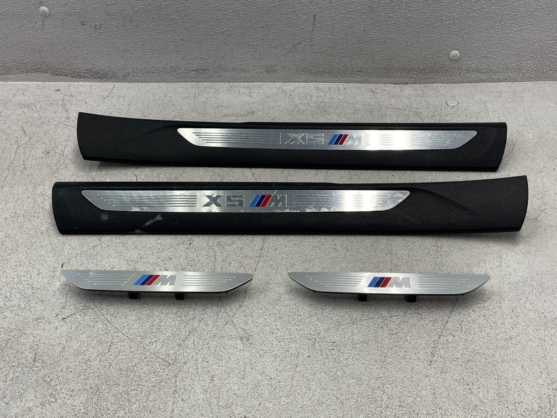 15 16 17 18 BMW X5 M F85 Front Rear Left Right Door Sill Scuff Plate 1621 OEM