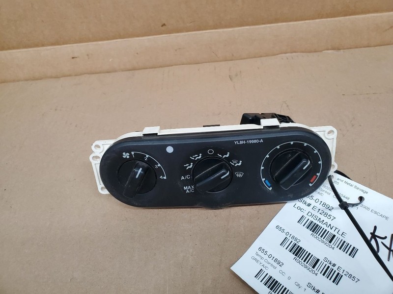 Temperature Control Front Main Control AC VIN Z Fits 02-07 ESCAPE 299204