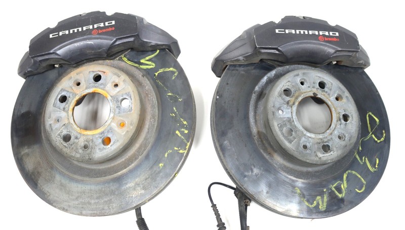 2016-2023 6th Gen Camaro SS Fronts Only BREMBO Brake Calipers & Rotors USED OEM