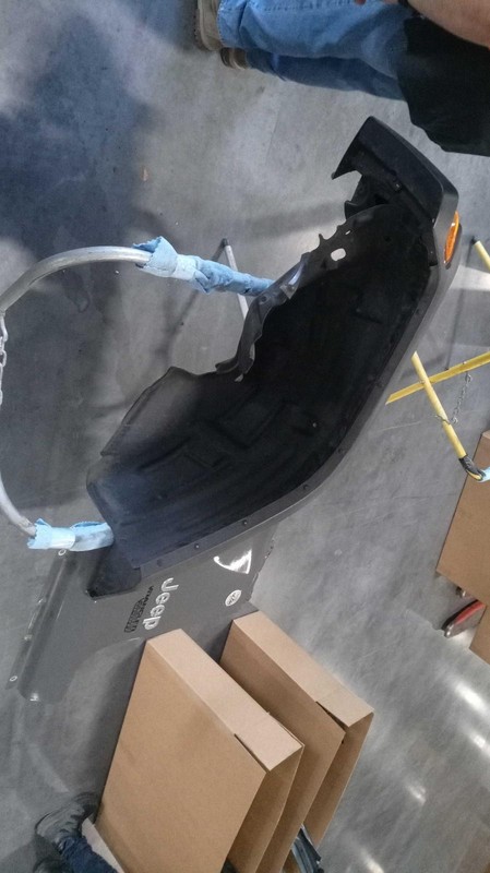 2018 Jeep Wrangler Left Fender Grey OEM Used 4DR SUV 718088 119K Miles