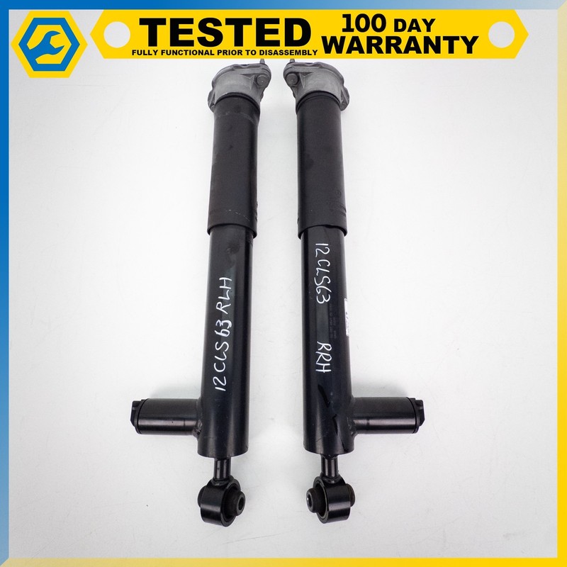 12-14 MERCEDES-BENZ CLS63 AMG REAR LEFT & RIGHT SIDE SHOCK ABSORBER SET OEM