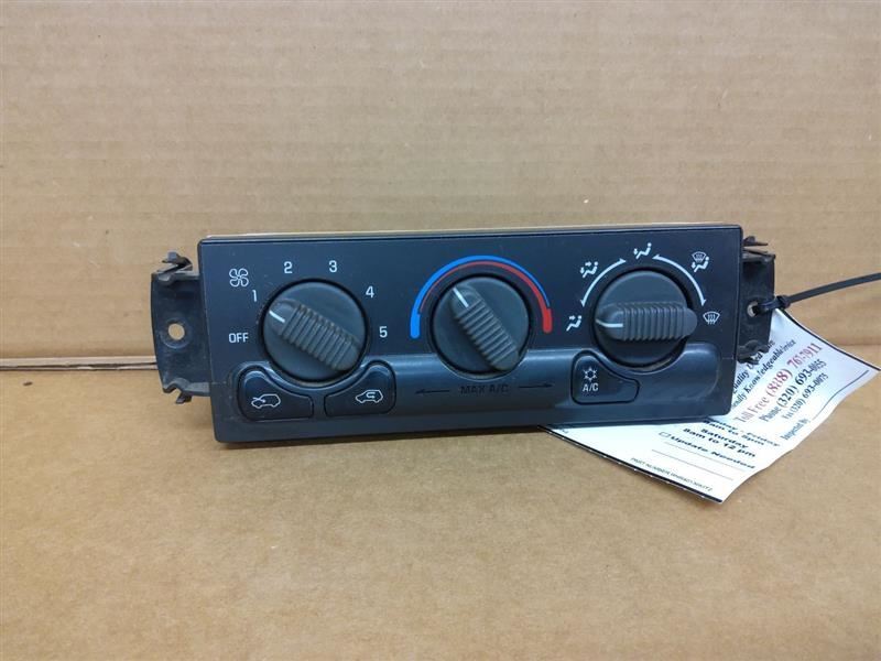 Temperature Control With AC Manual Control Fits 99-02 SIERRA 1500 PICKUP 265485