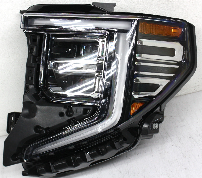 OEM Left Driver Side LED Headlamp For GMC Sierra Denali SLT Chrome 85604119