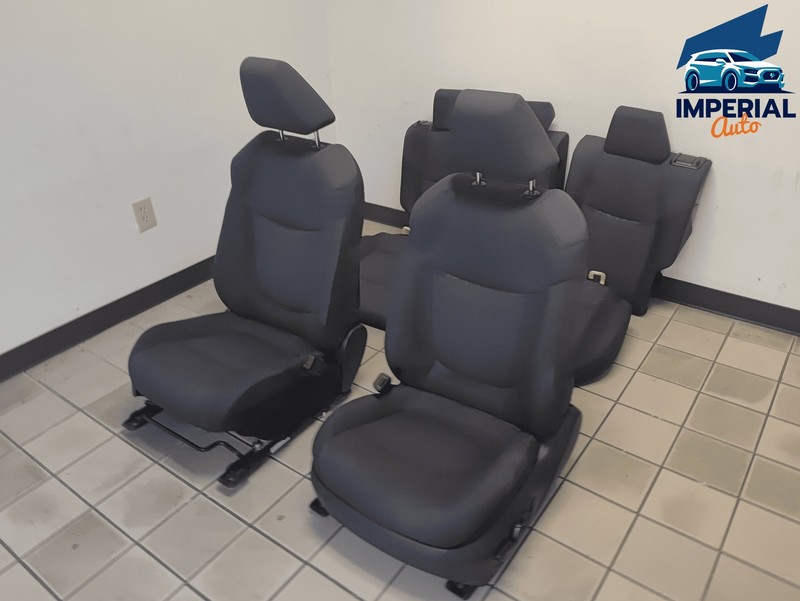 2020 TOYOTA RAV4 HYBRID COMPLETE INTERIOR SEAT SET BLACK Cloth OEM