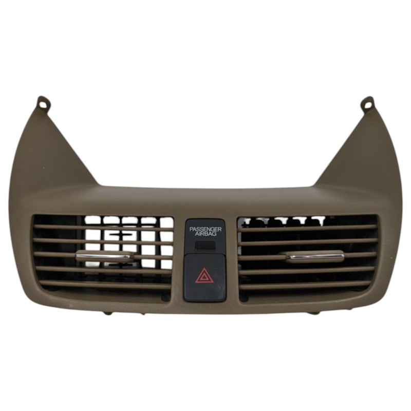 07-13 ACURA MDX FRONT CENTER DASH HVAC AIR VENT W/TRIM BEZEL, BEIGE