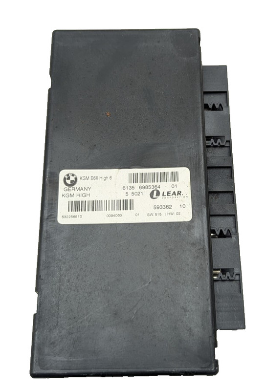 2006 BMW 525i BODY CONTROL MODULE UNIT BCU BCM 61356985364