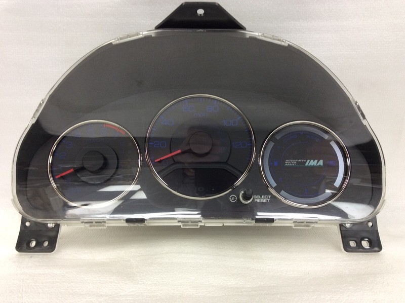 03 Honda Civic MX Hybrid Instrument Cluster Speedo Tacho Gauges 25k OEM