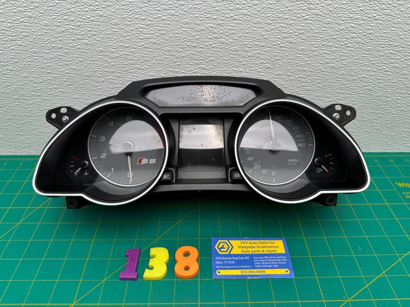 13 Audi S5 INSTRUMENT CLUSTER SPEEDOMETER OEM