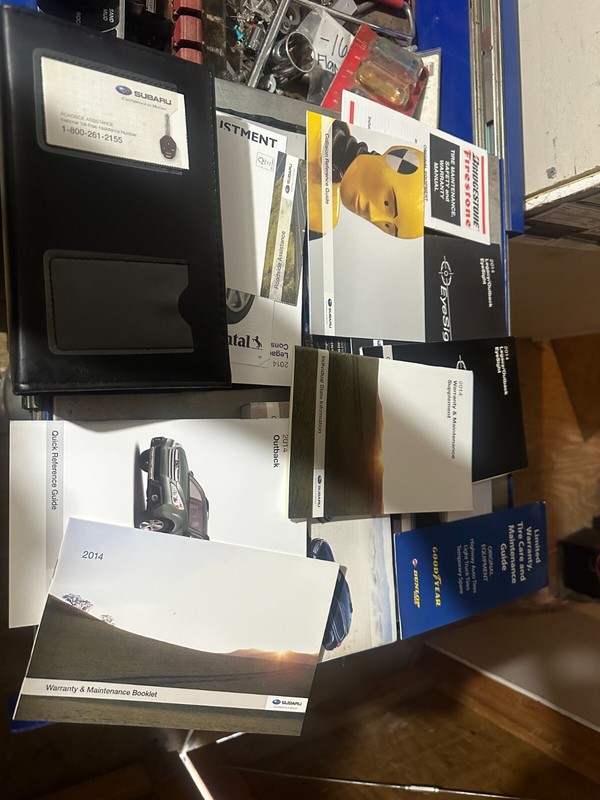 14 Subaru Legacy Outback OEM Owner Manual & Booklet & Jacket w/ all Guides