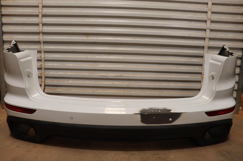 2015-2018 PORSCHE CAYENNE REAR BUMPER COVER W/ PARK ASSIST ASSEMBLY OEM