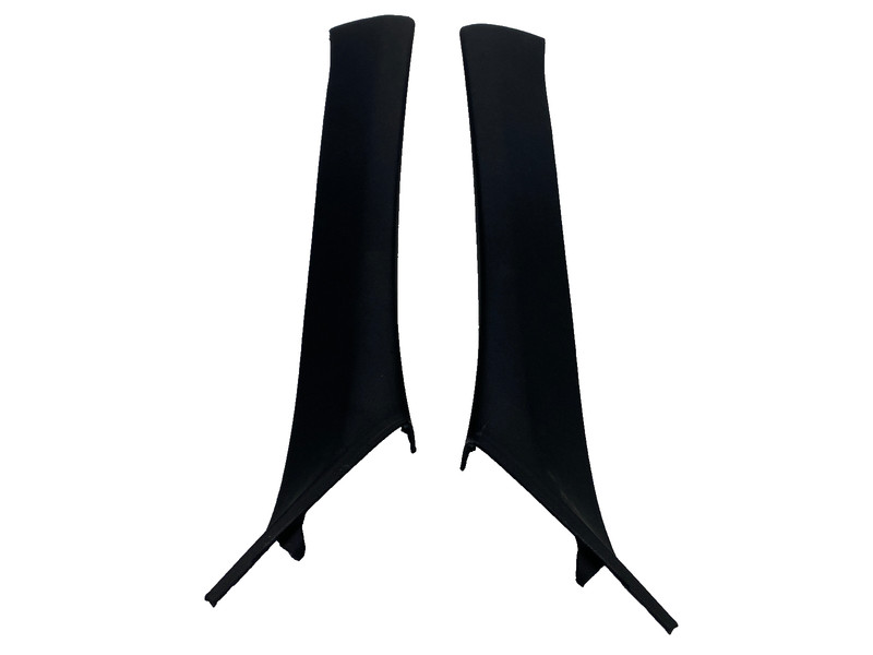 11-14 BMW X3 F25 LEFT & RIGHT INTERIOR A PILLARS BLACK OEM A0.63