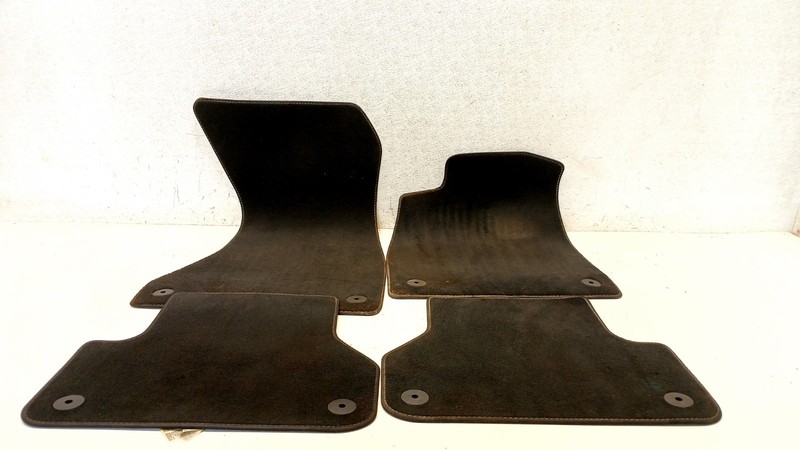 17-24 AUDI B9 A4 S4 SEDAN FLOOR CARPET MAT FRONT REAR LEFT RIGHT OEM SET 110425
