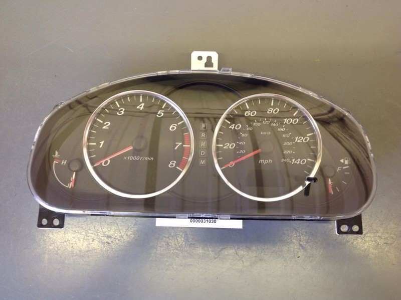 Speedometer Instrument Cluster Blacked Out Panel Fits 2004 Mazda 6 Sedan 32602
