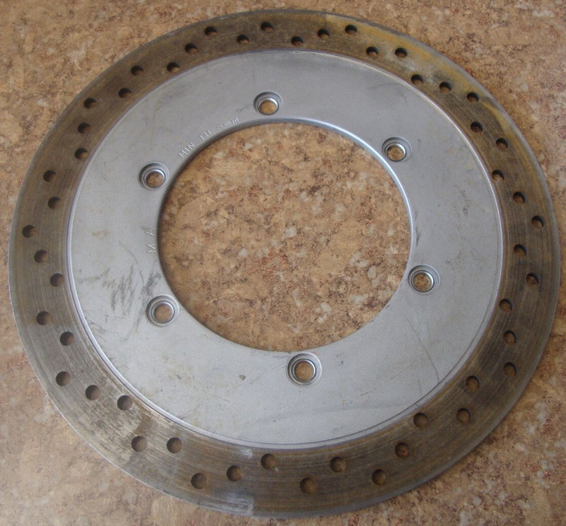 1998 Honda Shadow VT1100 VT 1100 Aero Front Brake Rotor Rim Disk Wheel D6