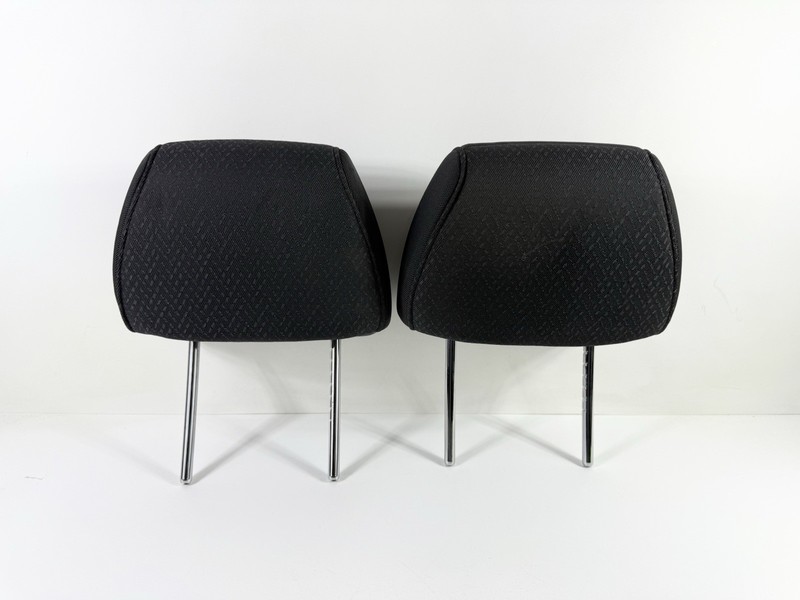 2009-2014 Honda Ridgeline Front Seat Headrests Set L+R Dark Gray Cloth OEM