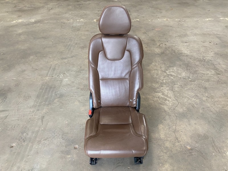16-22 VOLVO XC90 2ND ROW LEFT SEAT MAROON BROWN OEM #A0.14