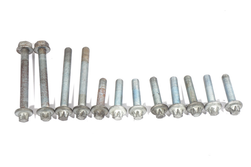 2007 - 2009 MERCEDES BENZ S550 W221 TRANSMISSION NUT BOLT SET OF 14 OEM