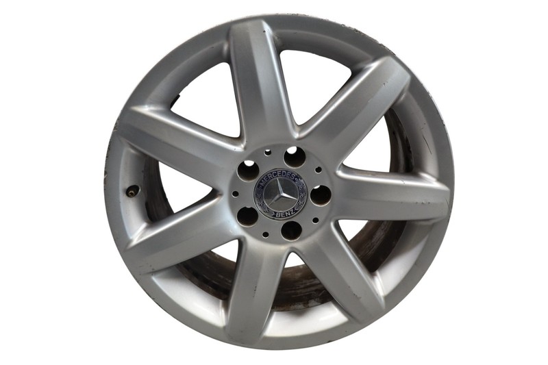 03-12 Mercedes R230 SL500 SL600 8.5 X 17 17" Wheel Rim Silver 2304010902 Oem