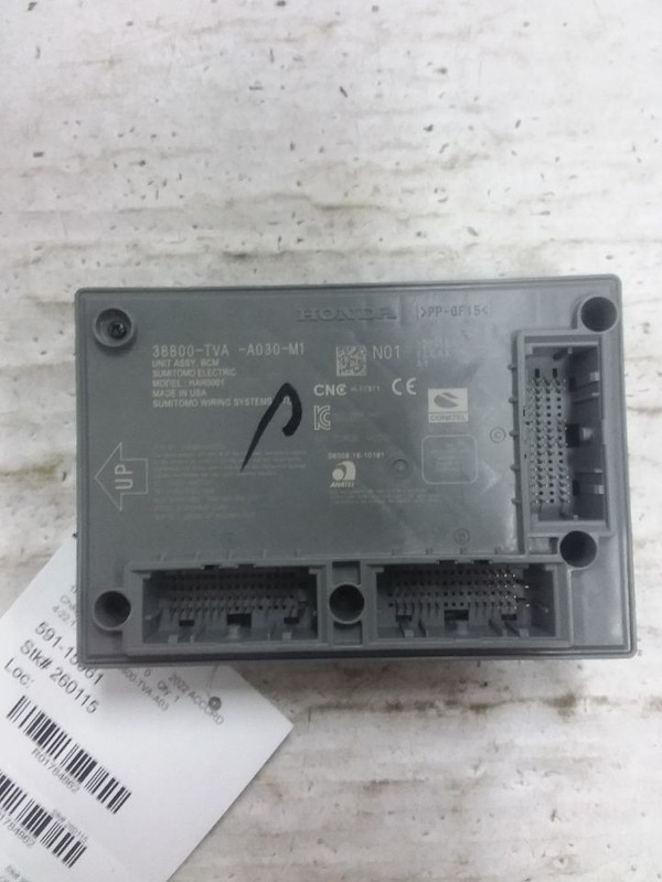 BCM Body Control Module Turbo Fits 21-22 ACCORD 38800-TVA-A03
