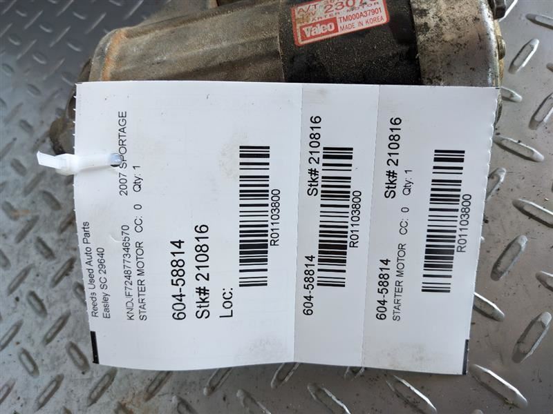Starter Motor Station Wgn Fits 07-12 ELANTRA 1103800