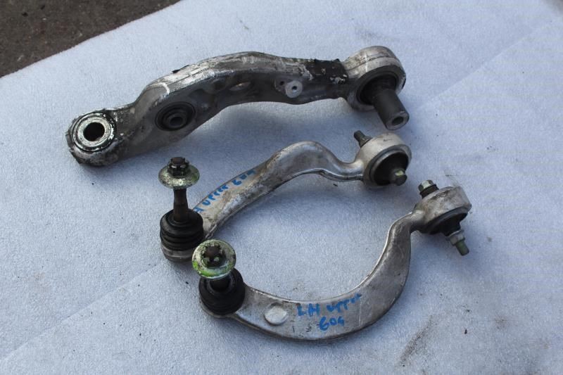 2007 LEXUS LS460 LEFT DRIVER SIDE FRONT UPPER CONTROL ARMS 3 PIECES