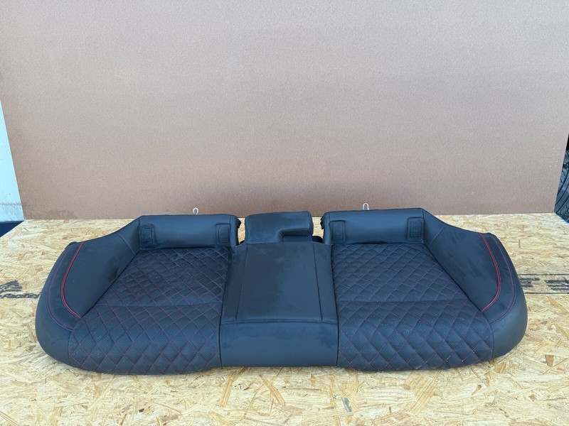 GENESIS G70 2019-2025 OEM REAR LOWER SEAT ASSEMBLY ( BLACK/ RED STITCHING)