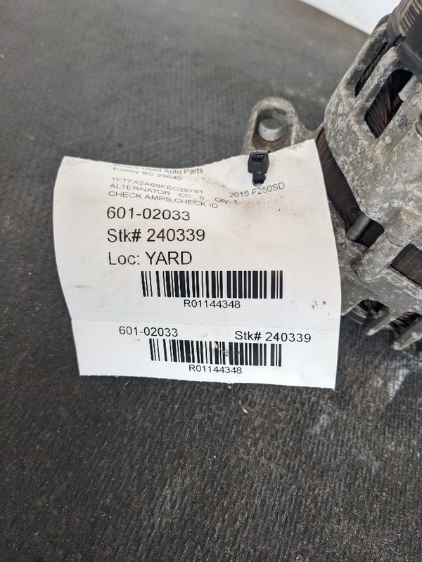 Alternator 150 Amp ID CC3T-10300-AA Fits 13-16 FORD F250SD PICKUP 1144348