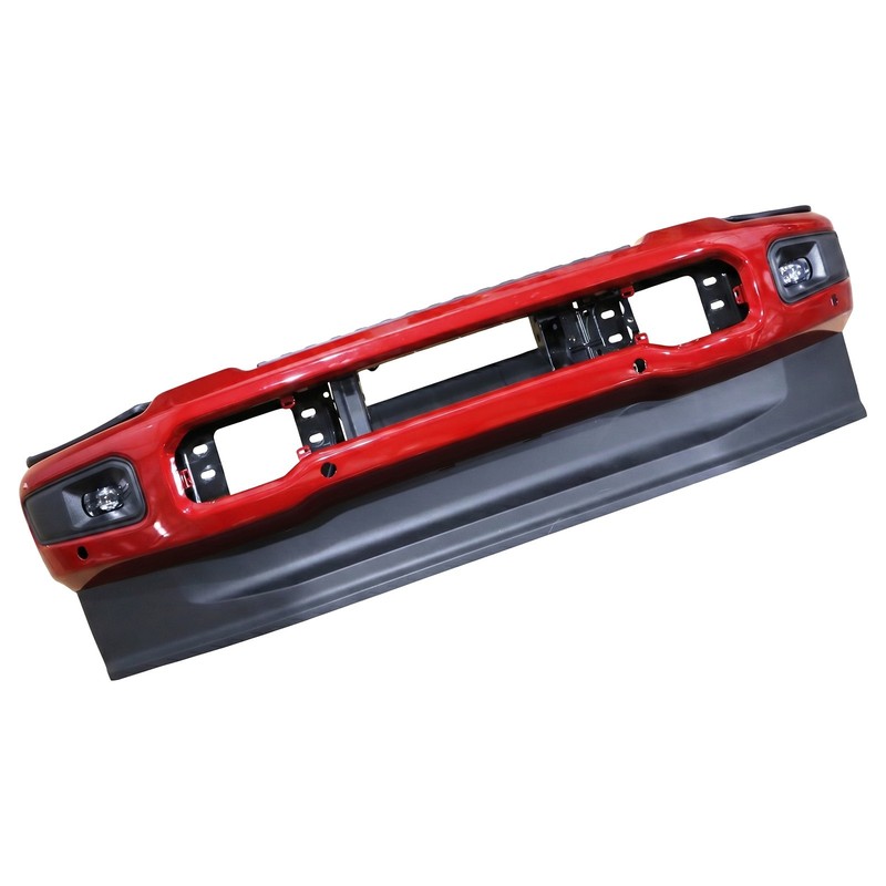 23-26 F250 Painted RED Front Bumper w/ LED Fogs Super Duty Truck D4 OEM Factory